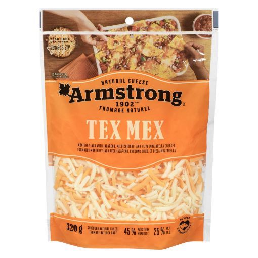 Picture of ARMSTRONG SHREDDED CHEESE -  TEX MEX 320GR